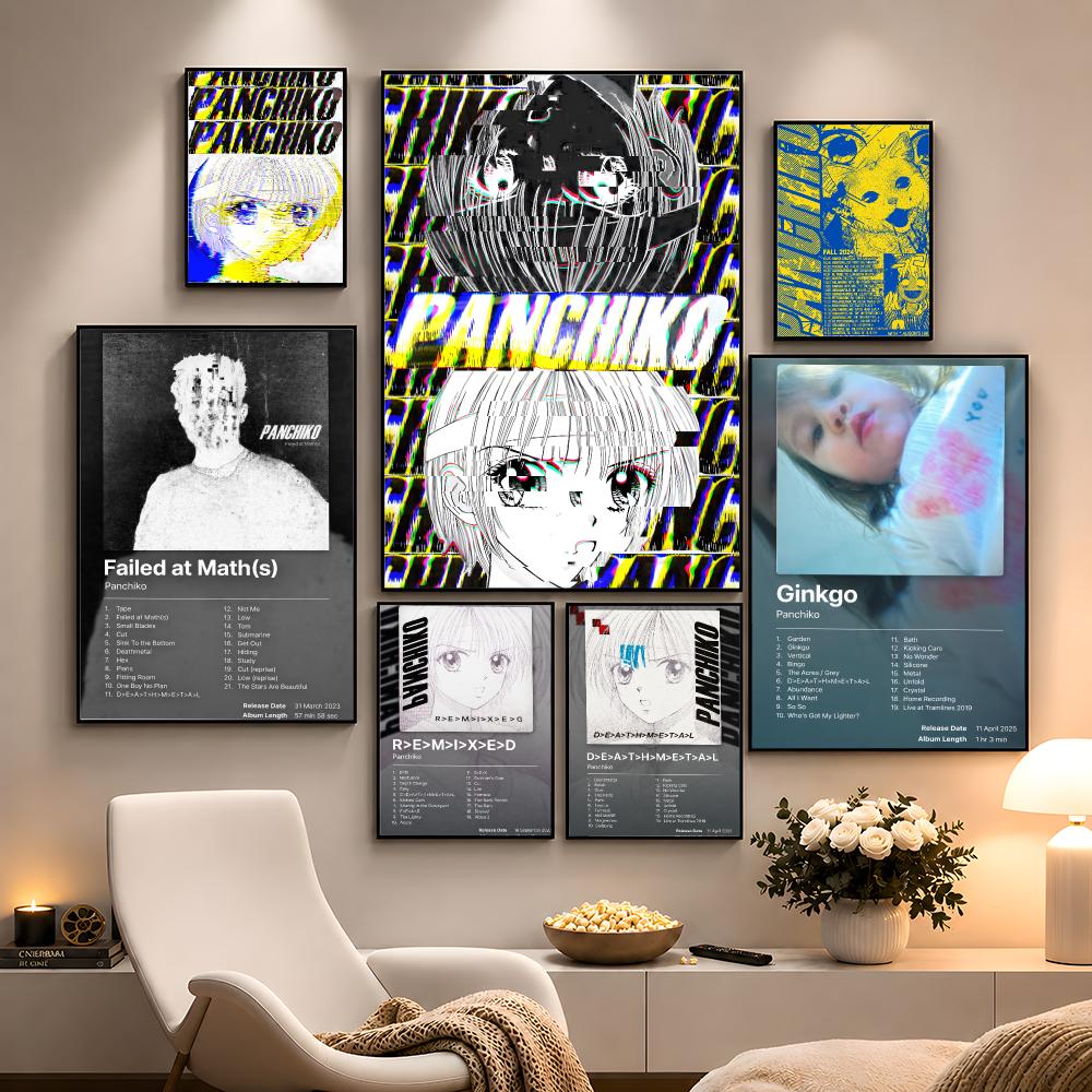 Band Panchiko Indie Rock DEATH - Musical Instrument Poster 评论和价格