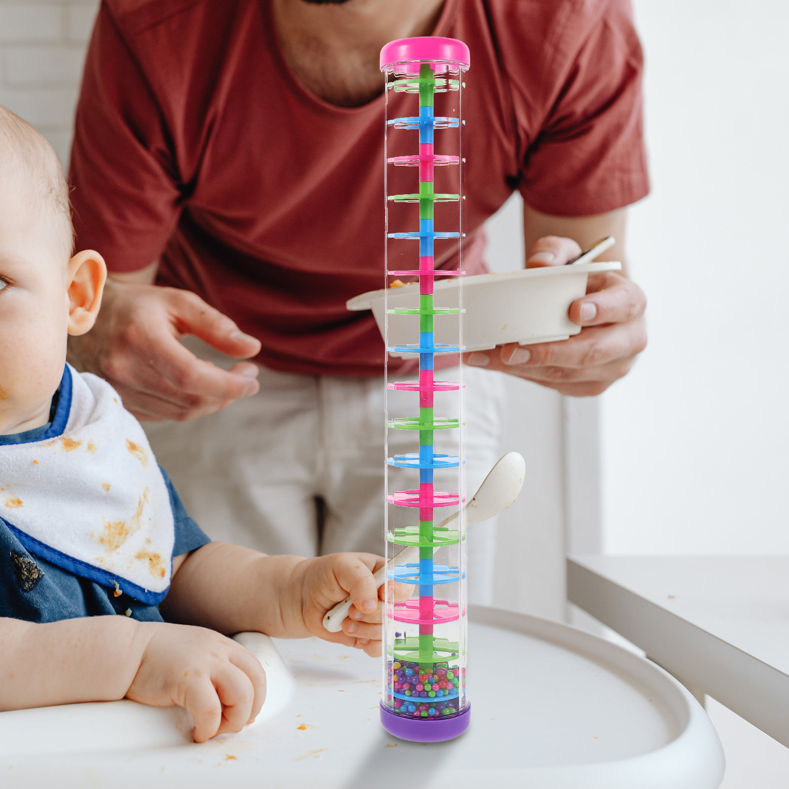 2Pcs Rain Stick Spiral Musical - Musical Instrument I Play 评论和价格
