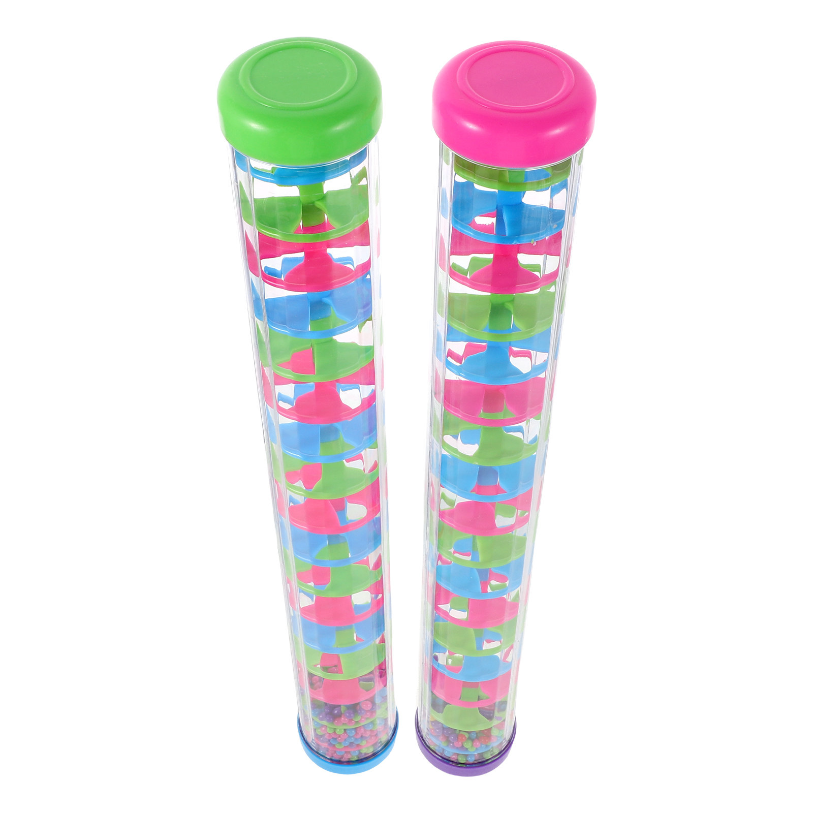 2Pcs Rain Stick Spiral Musical - Musical Instrument I Play 评论和价格