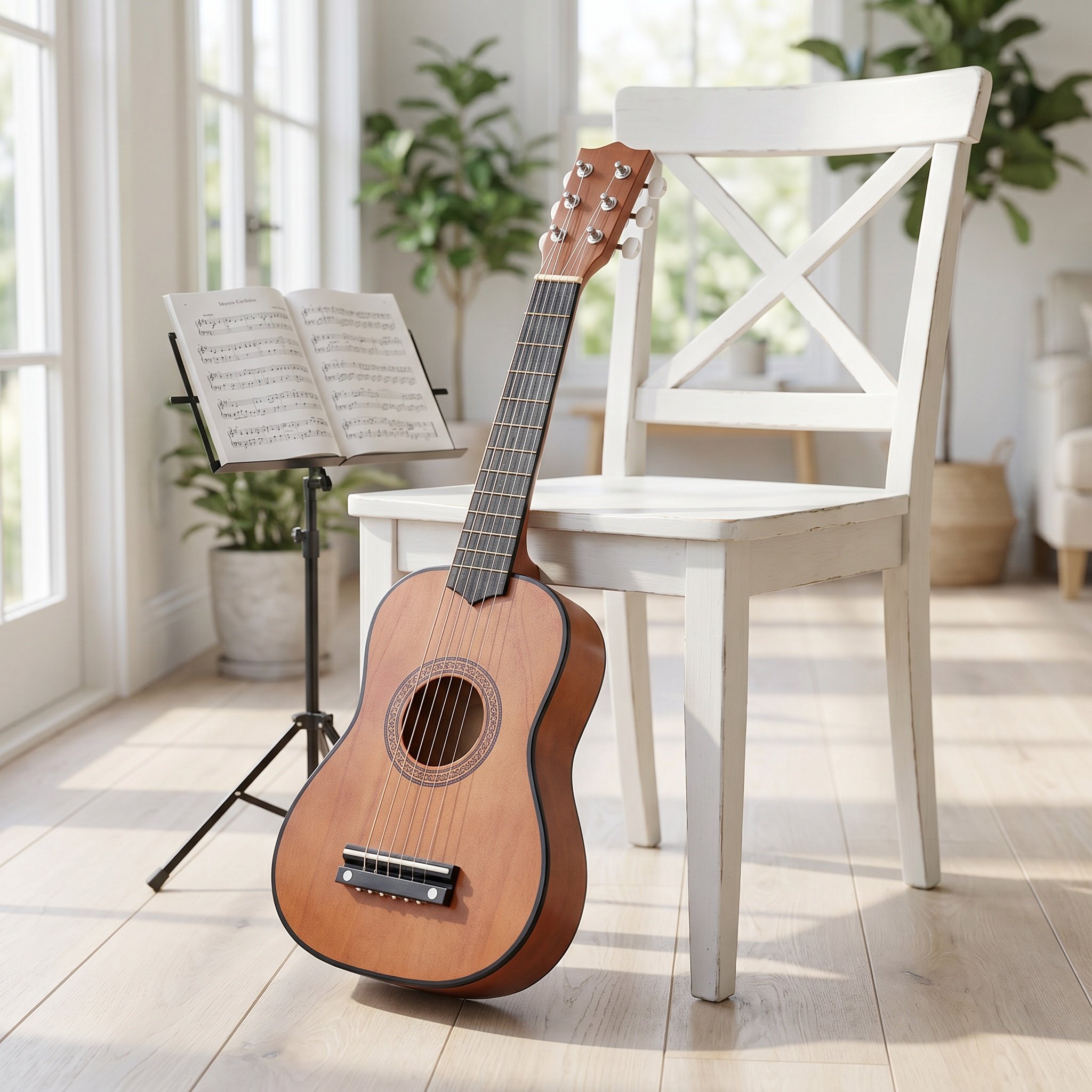 21Inch Acoustic Guitar for Kid - Musical Instrument I Play 评论和价格