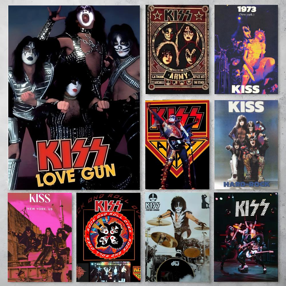 K-Kiss Kraft Rock Band-S Poste - Musical Instrument Poster 评论和价格