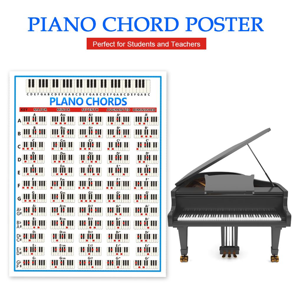 Tablature Piano Chord Practice - Musical Instrument Poster 评论和价格