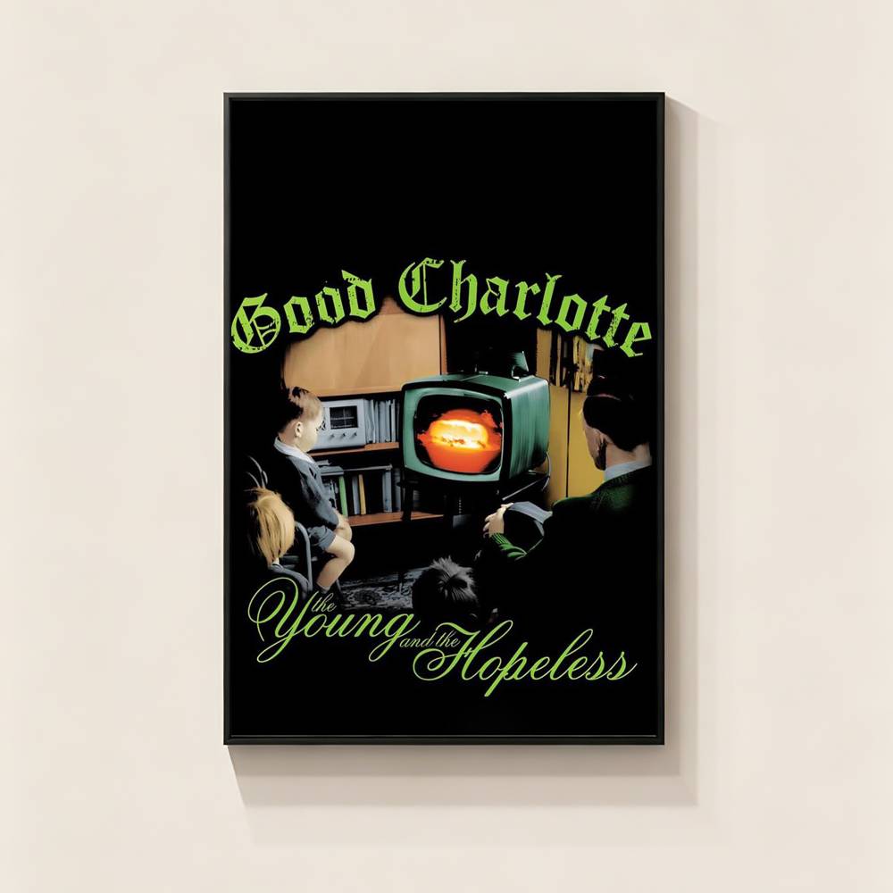 Pop-rock g-Good Charlotte Band - Musical Instrument Poster 评论和价格