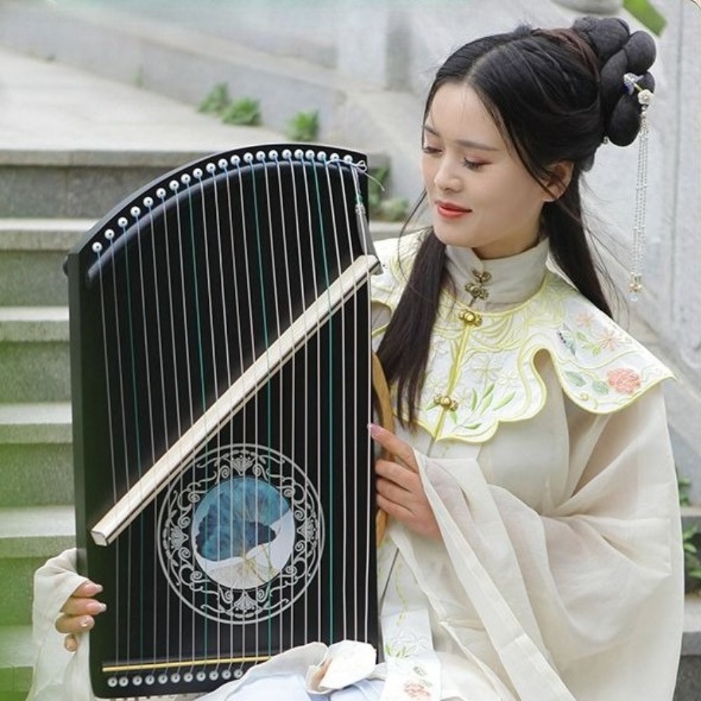 Wooden 21-string Mini Guzheng  - Musical Instrument Oud 评论和价格