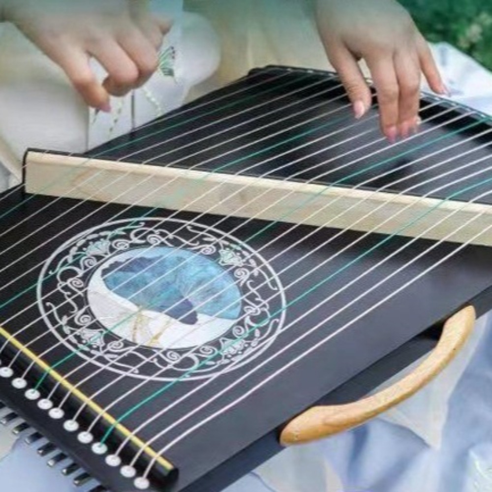 Wooden 21-string Mini Guzheng  - Musical Instrument Oud 评论和价格
