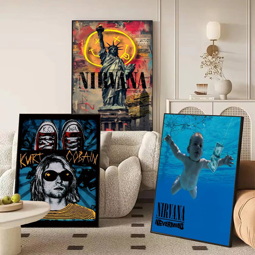 Rock Band A-N-Nirvana Poster A - Musical Instrument Poster 评论和价格