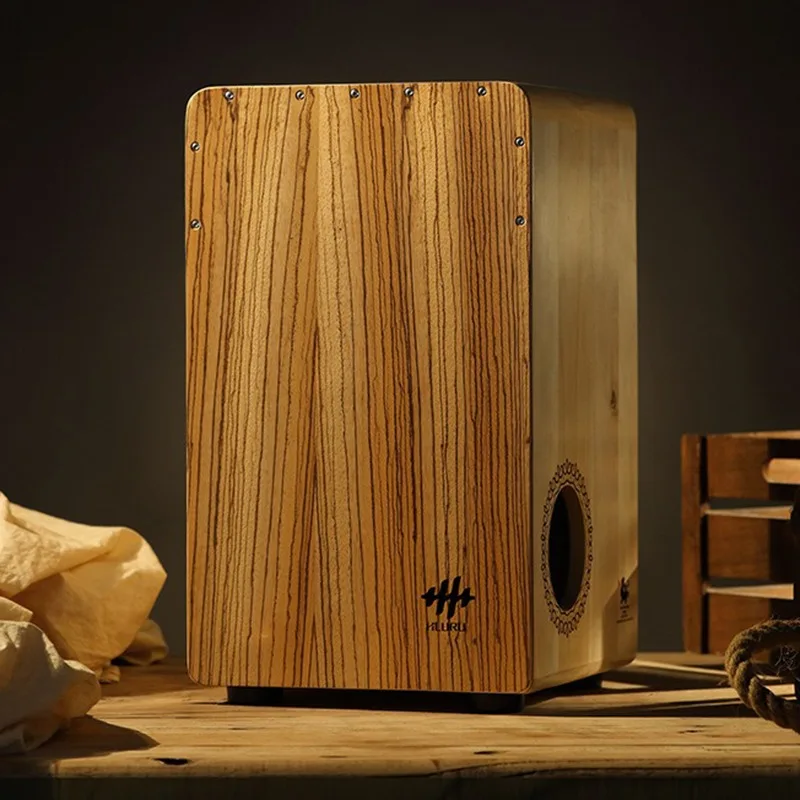 Solid Wood Cajon Box Drum Prof - Musical Instrument All 评论和价格