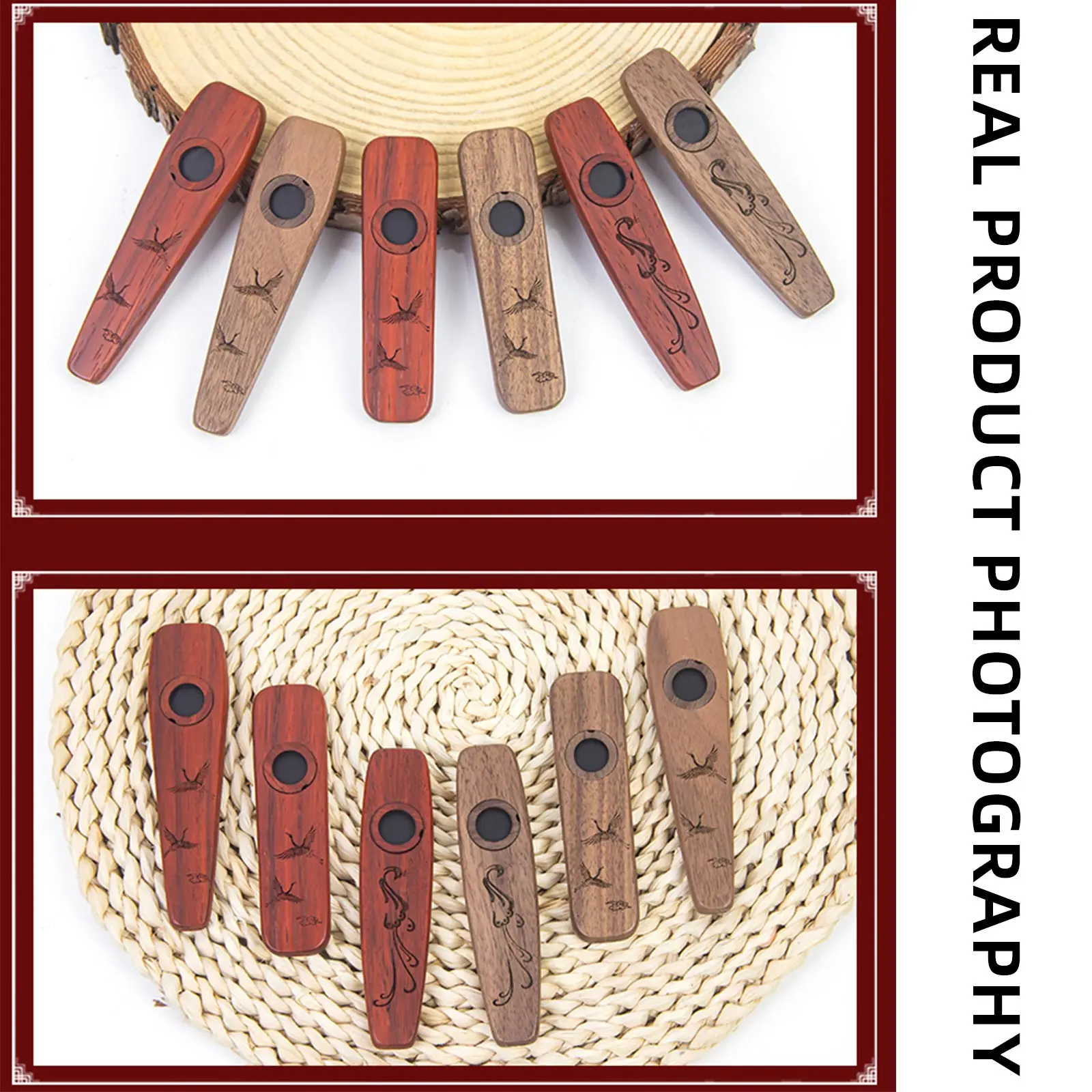 2025 New Wooden Kazoo Gift Set - Musical Instrument Box 评论和价格