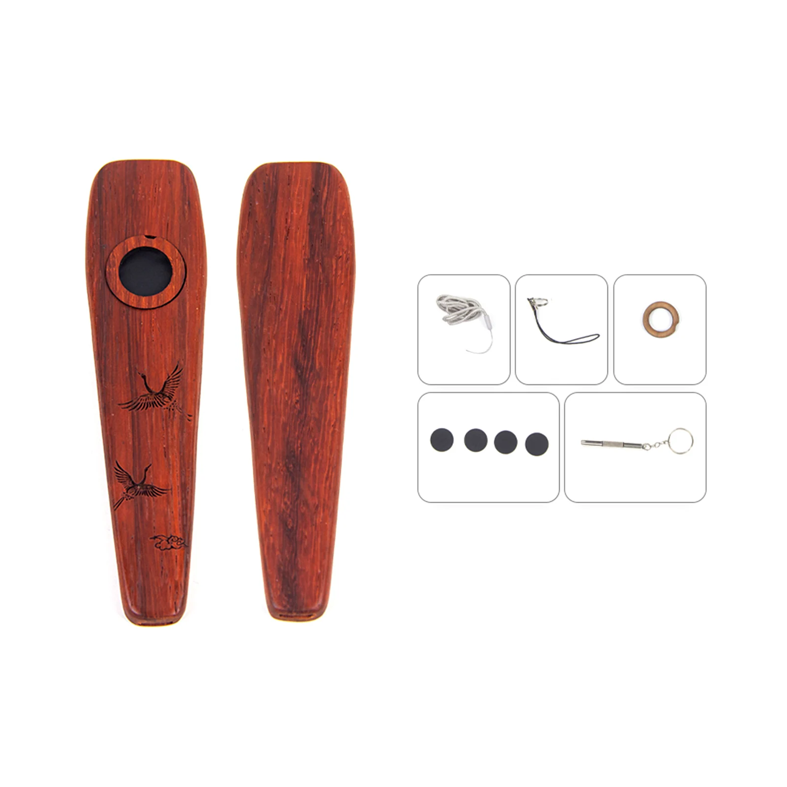 2025 New Wooden Kazoo Gift Set - Musical Instrument Box 评论和价格