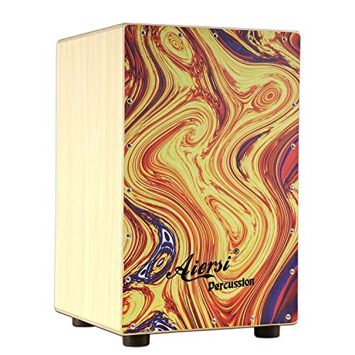 Colour Wood Hand Cajon Box Dru - Musical Instrument Box 评论和价格